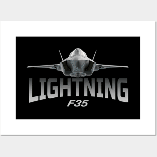 F-35 Lightning Jet Fighters Posters and Art